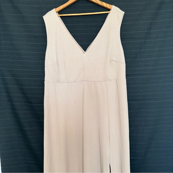 Birdy Grey Shamin Dress Crepe Taupe Curve 2X NEW NWT BRIDESMAID WEDDING - Picture 2 of 11